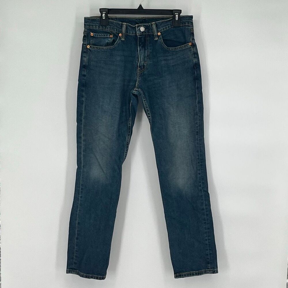 LEVI’S Men’s 511 Slim Fit Jeans 32x32 Blue Stretch Denim Zip Fly Med Wash Iconic